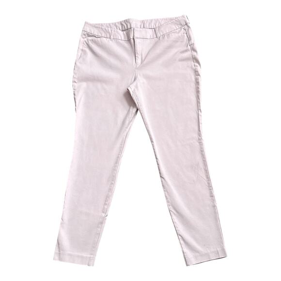 OLD NAVY Womens Size 16 Pink Stretch Skinny Pixie Pants 27.5" Inseam - Picture 1 of 7